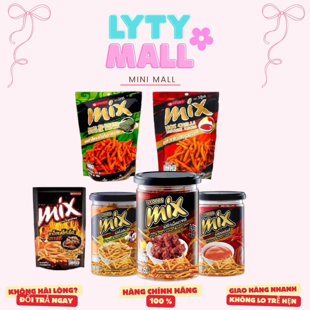Bánh Que Mix VFOODS – Giòn Rụm, Đậm Vị, Ăn Là Ghiền