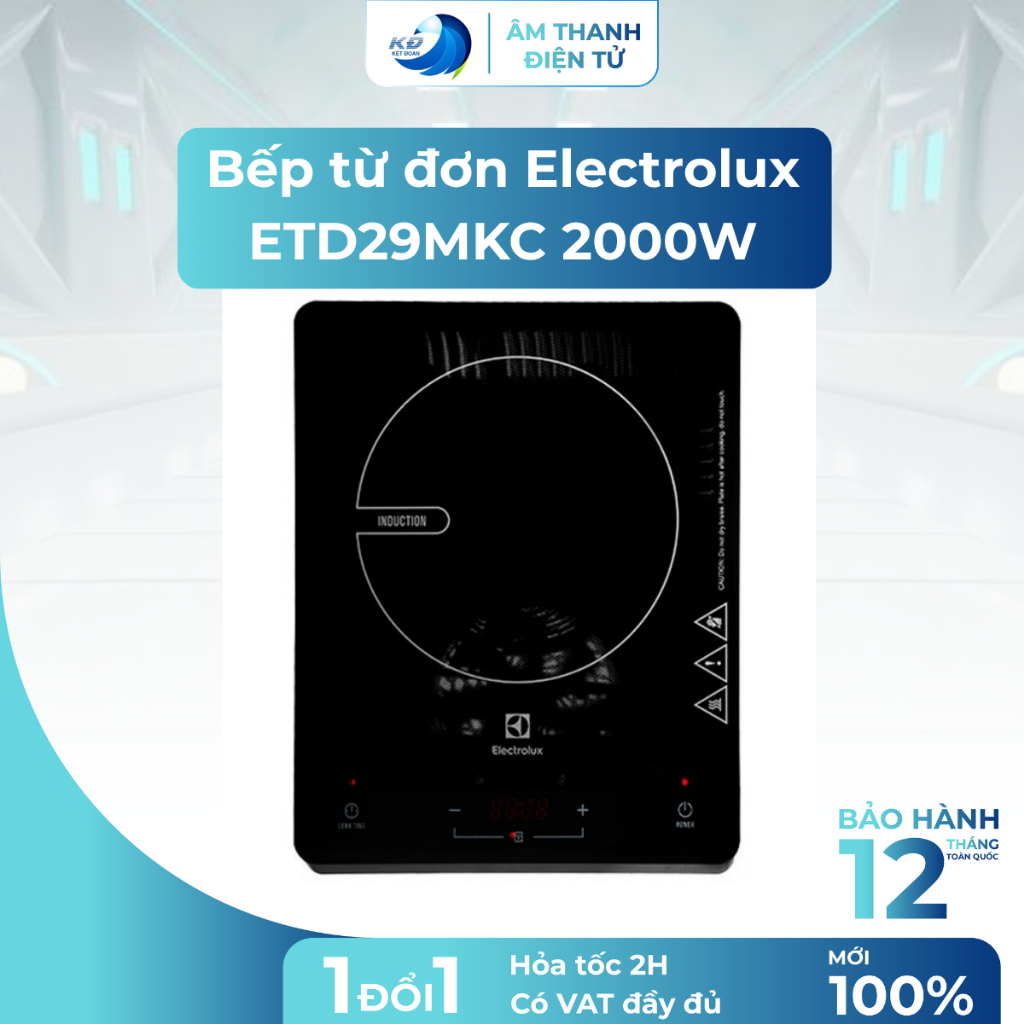 Bếp từ đơn Electrolux ETD29MKC 2000W