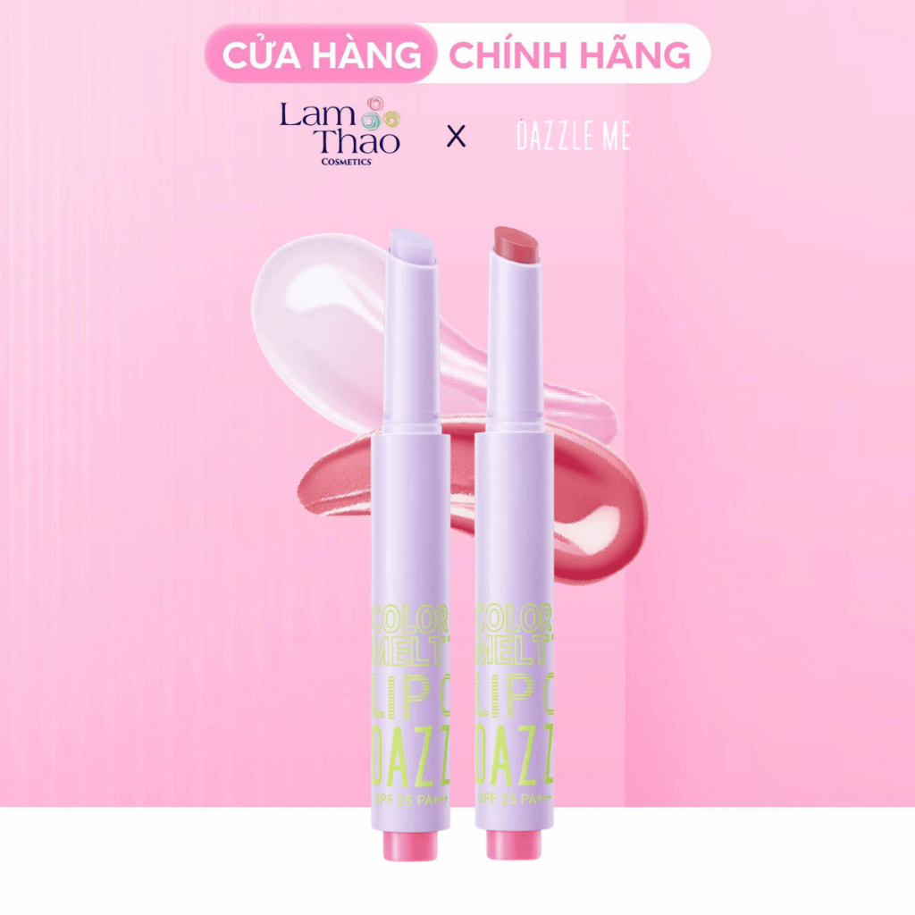 Son Môi Dưỡng Ẩm Căng Bóng Dazzle Me Color Chrome Melt to Dew Lip Click 2g