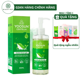 [MUA LÀ CÓ QUÀ] Gel tắm gội thảo dược Yoosun Rau Má 200ml