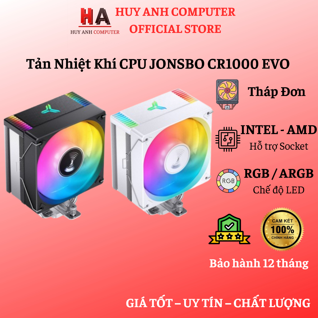 Tản Nhiệt Khí CPU Jonsbo CR1000 EVO RGB / ARGB