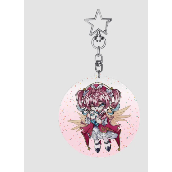Fanmerch | Hyacine from Honkai Star Rail | Colored Edge Acrylic Keychains 20