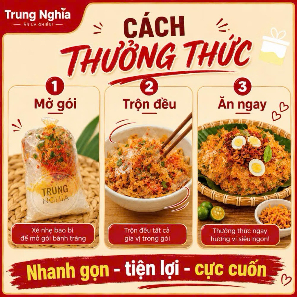 Bánh Tráng Trộn Hành Phi Siêu Ngon