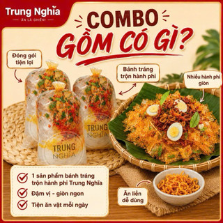Bánh Tráng Trộn Hành Phi Siêu Ngon