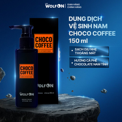 Dung Dịch Vệ Sinh Nam Giới LYD Wolf ON Choco Coffee Cuốn Hút 95ml, 150ml