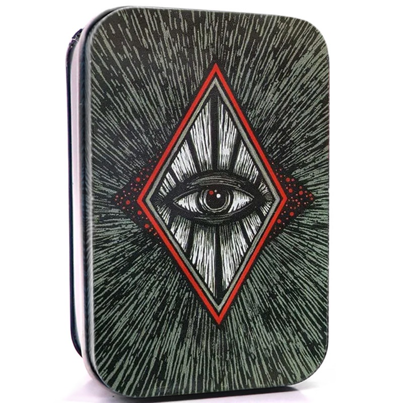 Bộ Bài Night Visions Tarot – Tin Edition (Mystic House Tarot Shop) hộp thiếc kích thước lá bài 5 x 9