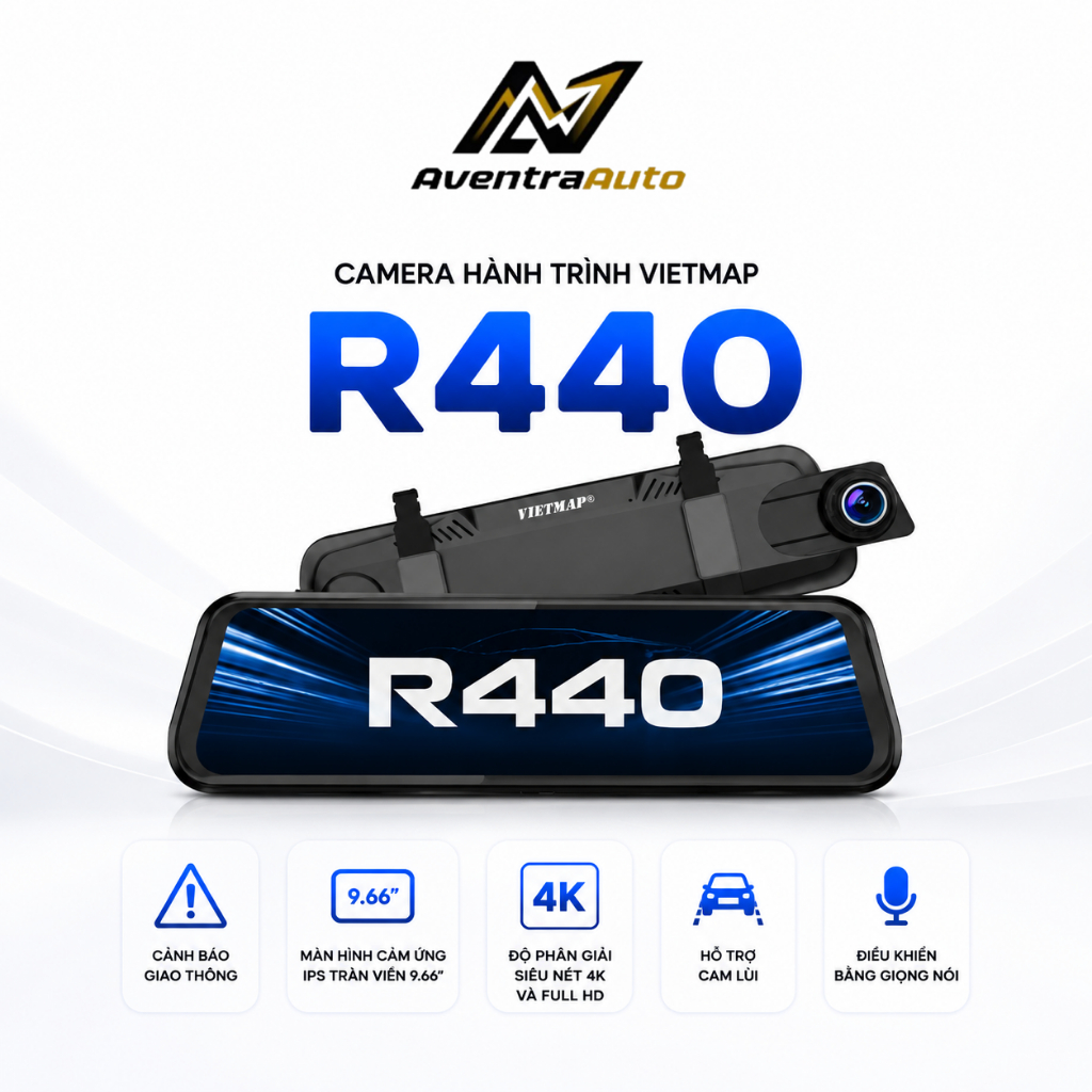 [Chính hãng] CAMERA HÀNH TRÌNH VIETMAP R440