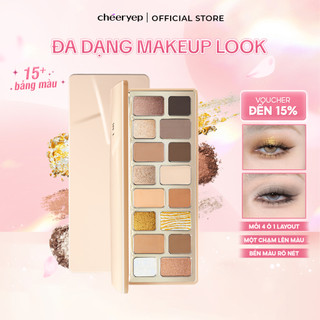 Bảng Phấn Mắt CHÉERYEP Ánh Kim Tone Nâu Xám Tạo Chiều Sâu Đôi Mắt Chất Phấn Mịn Chuẩn Màu Dễ Phối