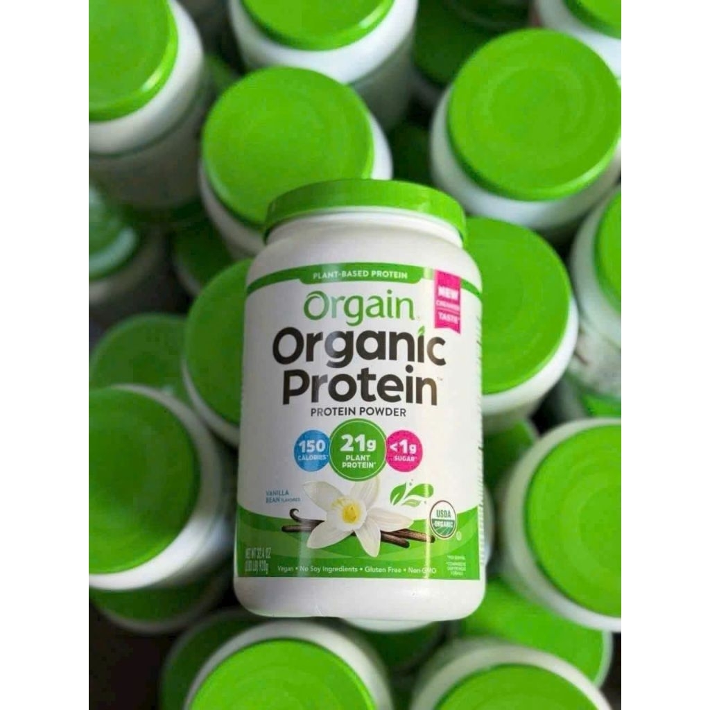 Protein Orgain vị vanilla và socola  ít đường