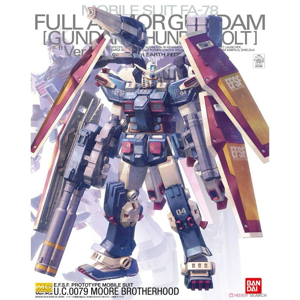 Mô hình lắp ráp 1/100 MG FA-78 Full Armor Gundam Ver.Ka - Gundam Thunderbolt BANDAI