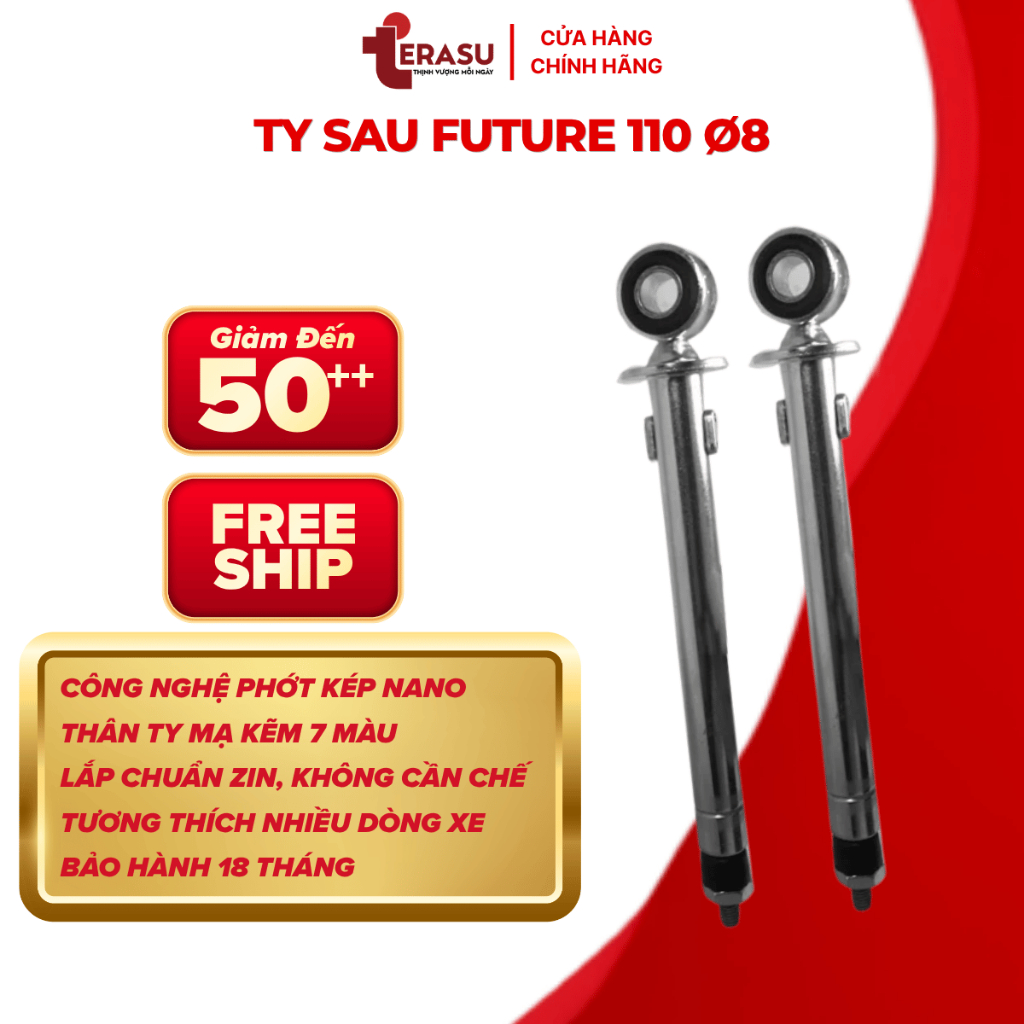 Ty Phuộc Sau Future 1 Ikada, Ty Sau Fu 1 Đúng Thông Số Zin Chính Hãng Ikada (Bảo Hành 18 Tháng)