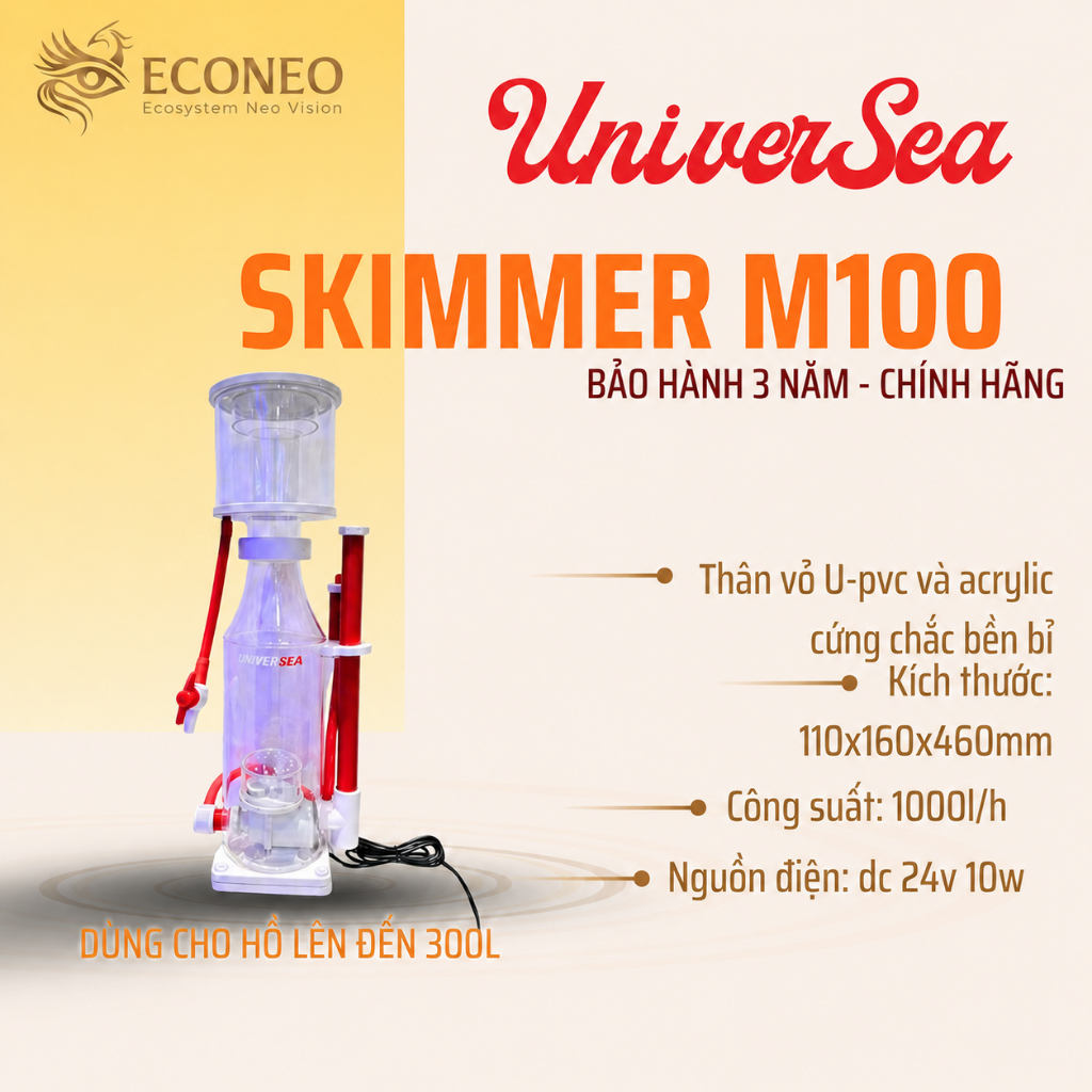 SKIMMER UNIVERSEA M100 - BH 3 NĂM