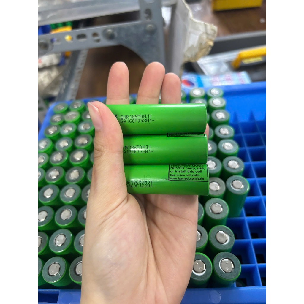 Pin 18650- LG MJ1 - 3500mah - xả 10a - nội trở 27-28