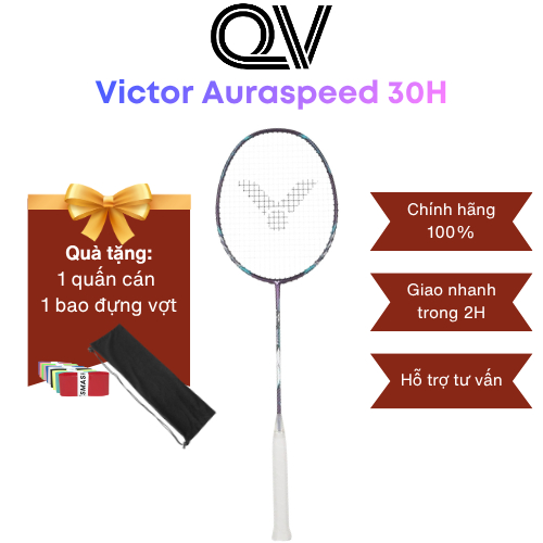 Vợt cầu lông Victor Auraspeed 30H chính hãng Quốc Việt Badminton phù hợp lối chơi công thủ toàn diện