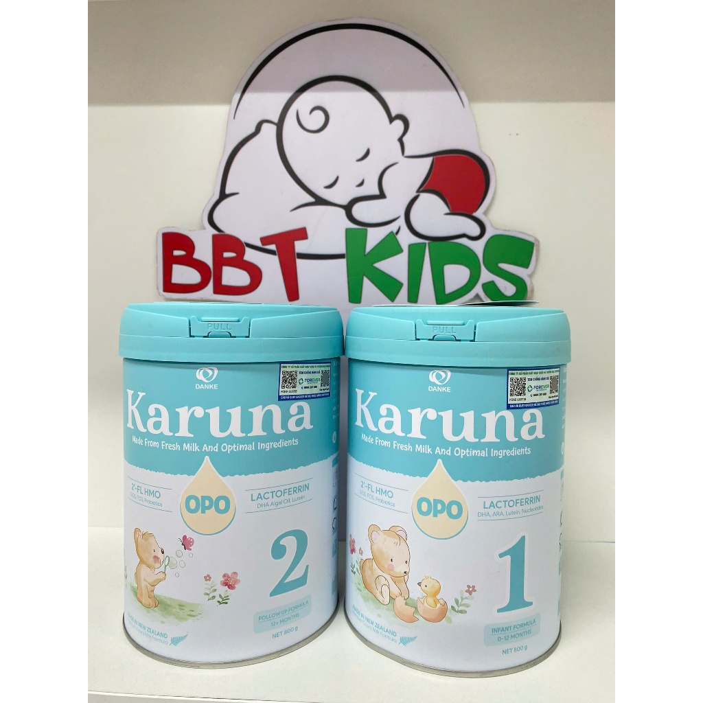 KARUNA - Sữa Công Thức Karuna nhập khẩu nguyên lon từ New Zealand chính hãng đầy đủ tem phụ