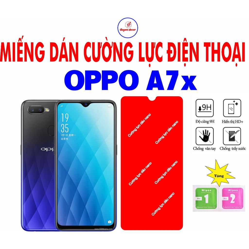 Cường lực dẻo cho điện thoại OPPO  A7x
