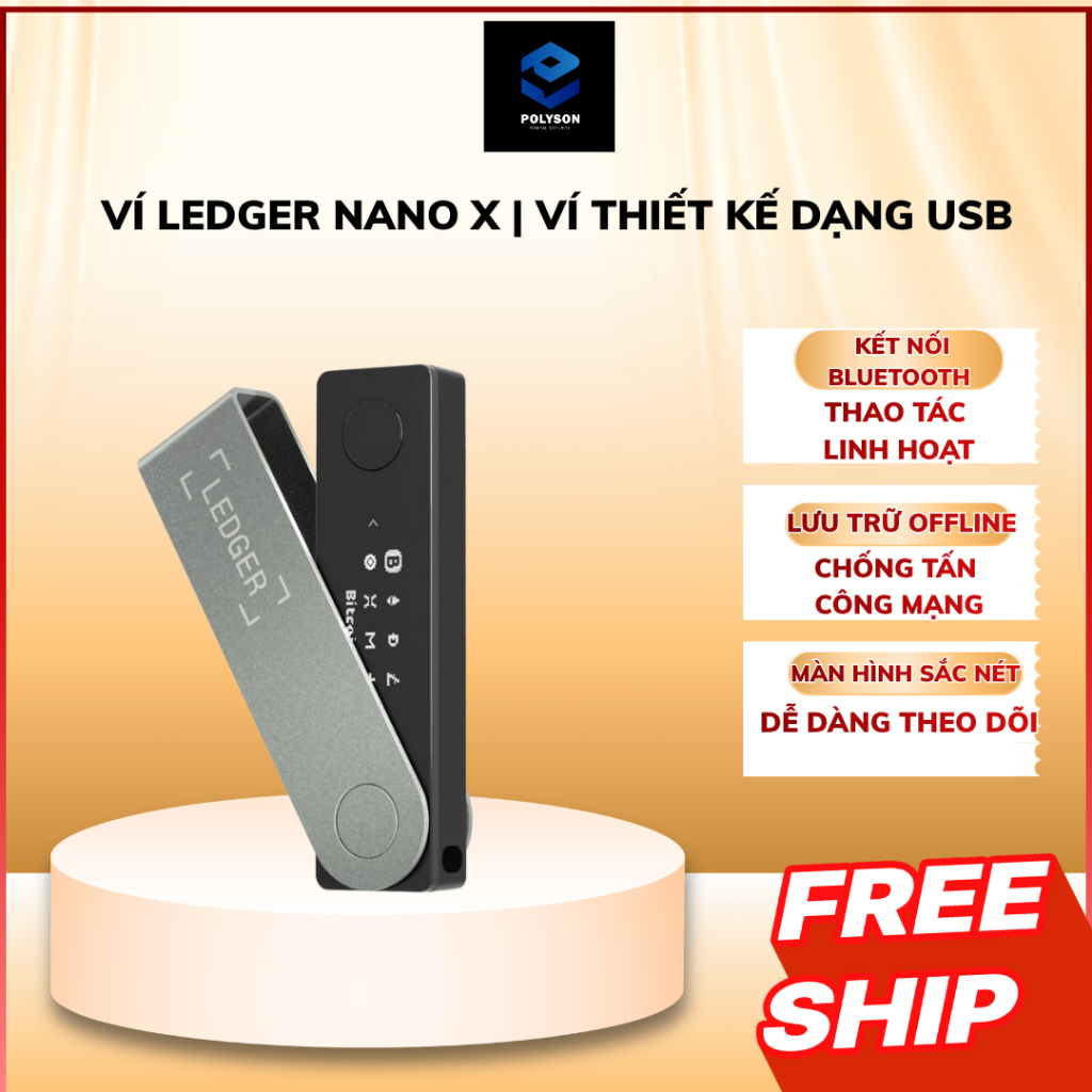 Ví Ledger Nano X | Ví thiết kế dạng USB