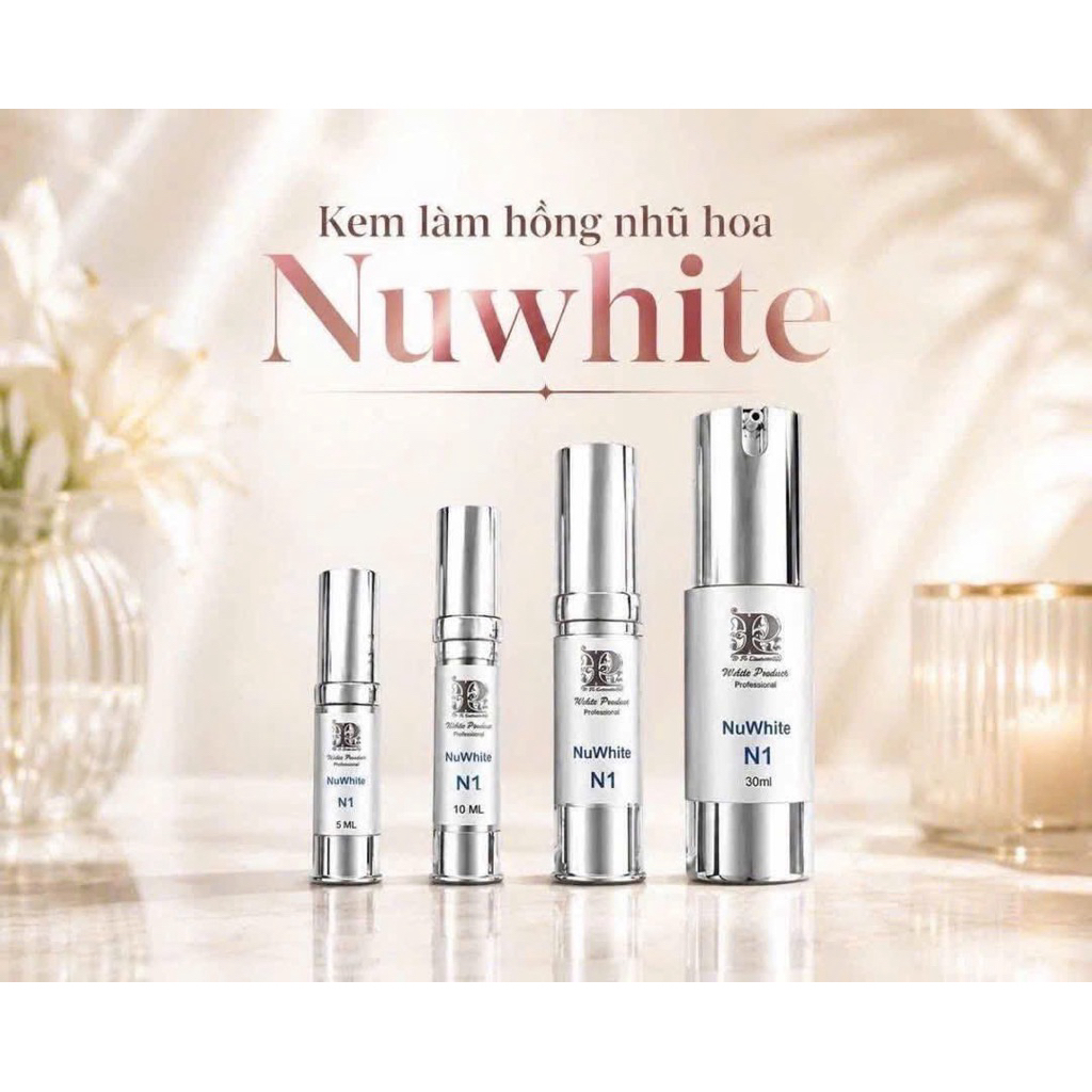 Kem Làm Hồng Nhũ Hoa Nuwhite N1 Mibiti Prudente Professional 5ml 20ml