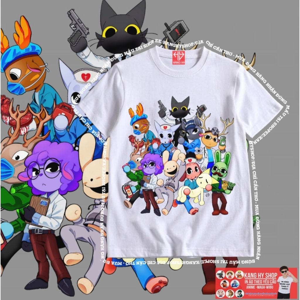 Áo Thun Animal Hospital Roblox game tay ngắn cho nam nữ F2004