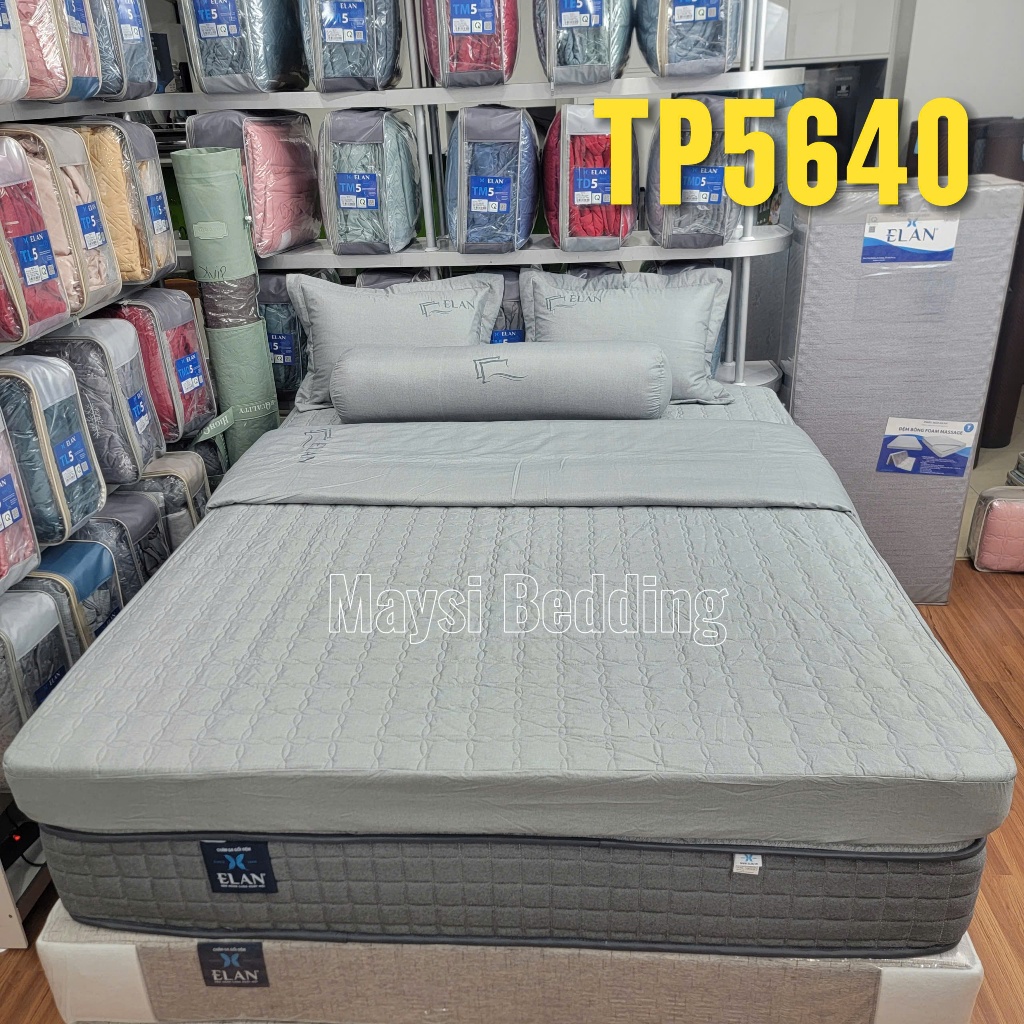 Lẻ 1 chiếc ga chần bông Elan (không vỏ gối) (chỉ 1 ga)