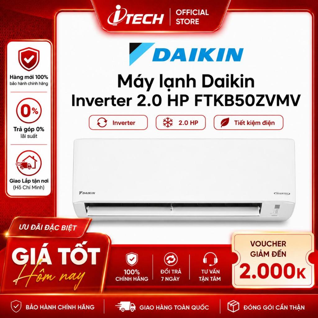 FTKB50ZVMV | Máy lạnh Daikin Inverter 2 HP FTKB50ZVMV - Hàng chính hãng