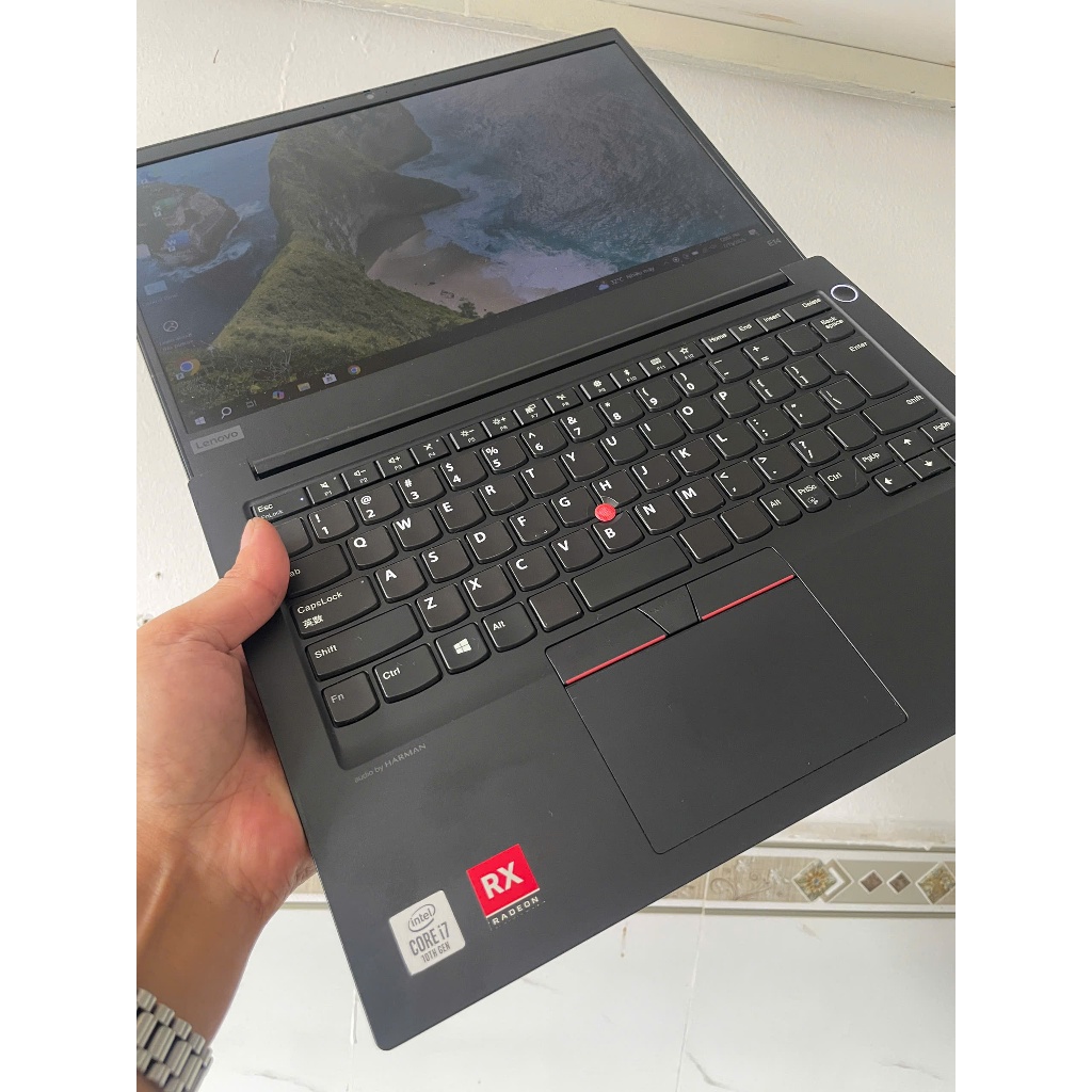 Lenovo ThinkPad E14  Core-i7-10510U, RAM8GB ssd 256GB, 14 inch full hd ips,Vga rời Radeon RX 640X gố