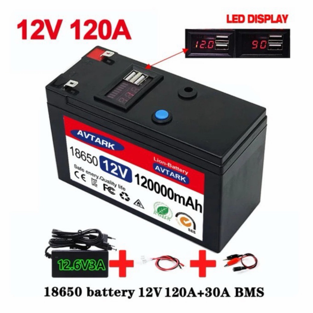 12V 120000mah