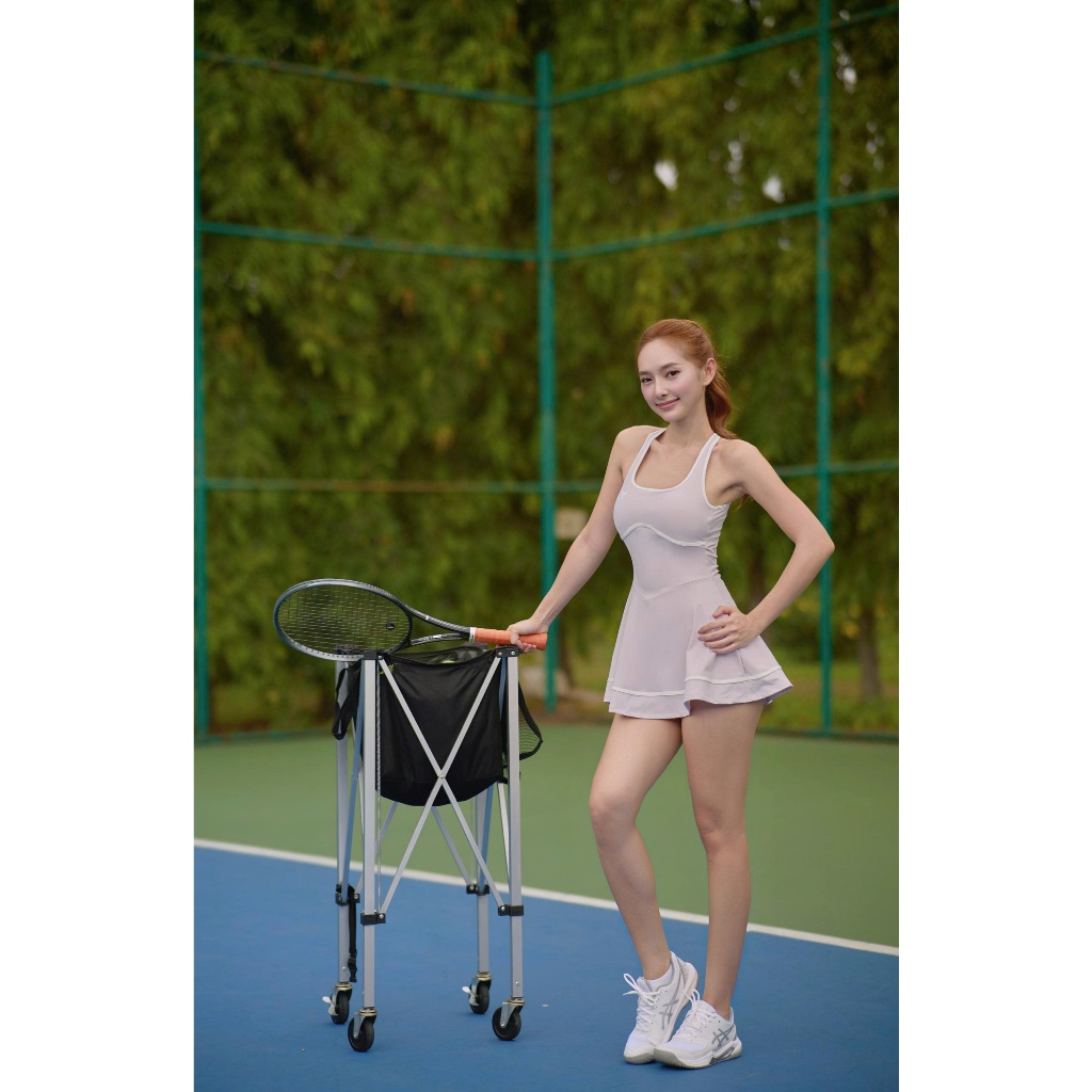 Set váy Judy màu tím kèm quần bảo hộ Ribbon Fit