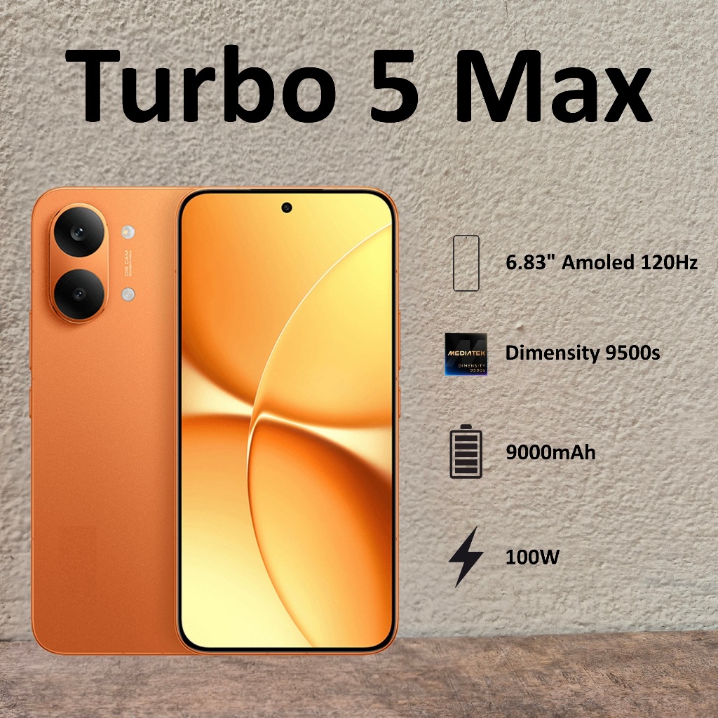 Điện Thoại Turbo 5 Max (12GB/256GB) Mới Fullbox