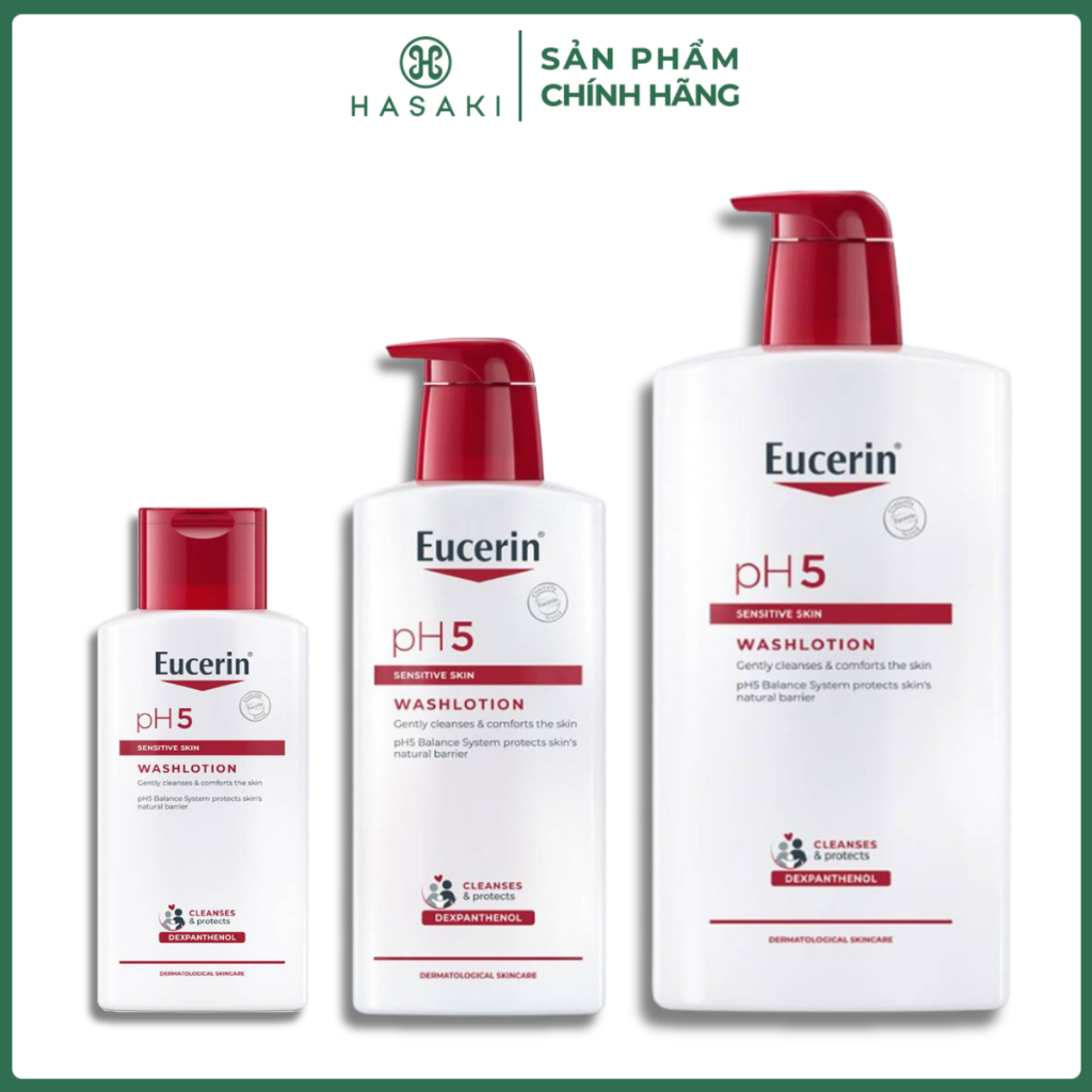 Sữa Tắm Dạng Gel Eucerin Dành Cho Da Nhạy Cảm PH5 Wash Lotion Hasaki Sản Phẩm Chính Hãng