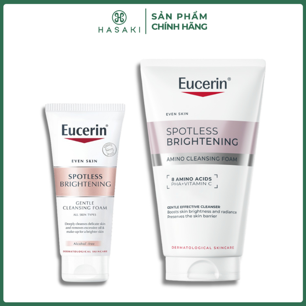  Sữa Rửa Mặt Eucerin Sáng Da White Cleansing Foam 150ml