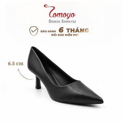 Giày Cao Gót Nữ TMW70301 Tomoyo – Đen Cao Cấp - Thanh Lịch Tối Giản, Tôn Dáng Mỗi Bước Đi