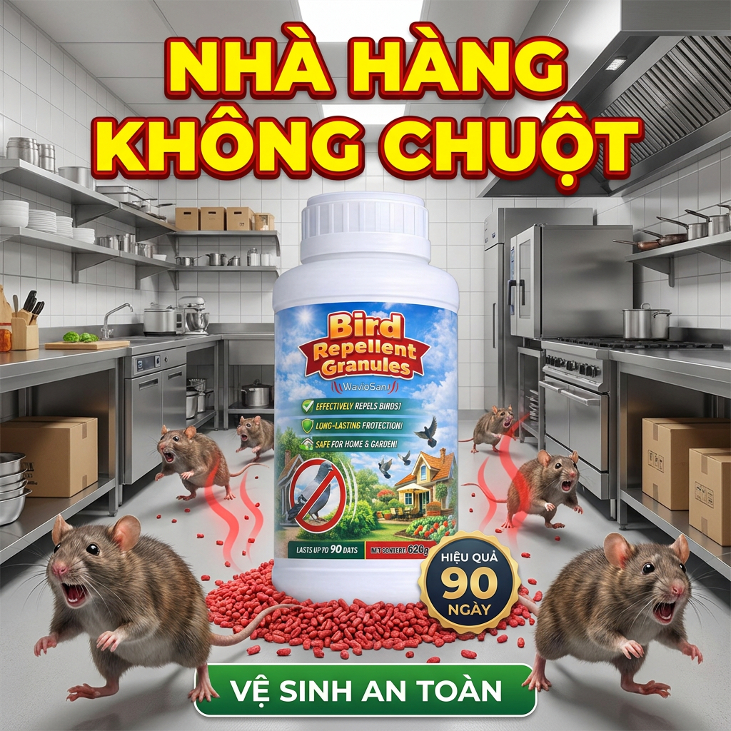 🐭 Hạt Diệt Chuột Siêu Mạnh | Bả Diệt Chuột Dẫn Dụ Cực Tốt, Hỗ Trợ Diệt Chuột Cả Ổ