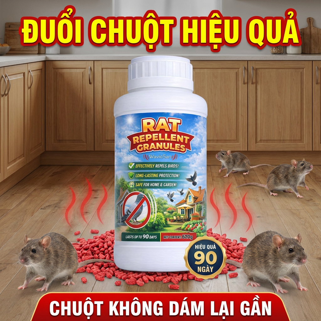 🏠 Hạt Diệt Chuột Gia Đình | Bả Diệt Chuột Hiệu Quả, Hỗ Trợ Giảm Chuột Trong Nhà