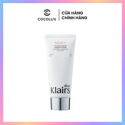 Kem Dưỡng Dear Klairs Vitamin Toning Barrier Cream 60g