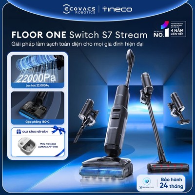[KOLs Live] Tineco Floor One Switch S7 Steam Máy hút bụi lau sàn khô ướt