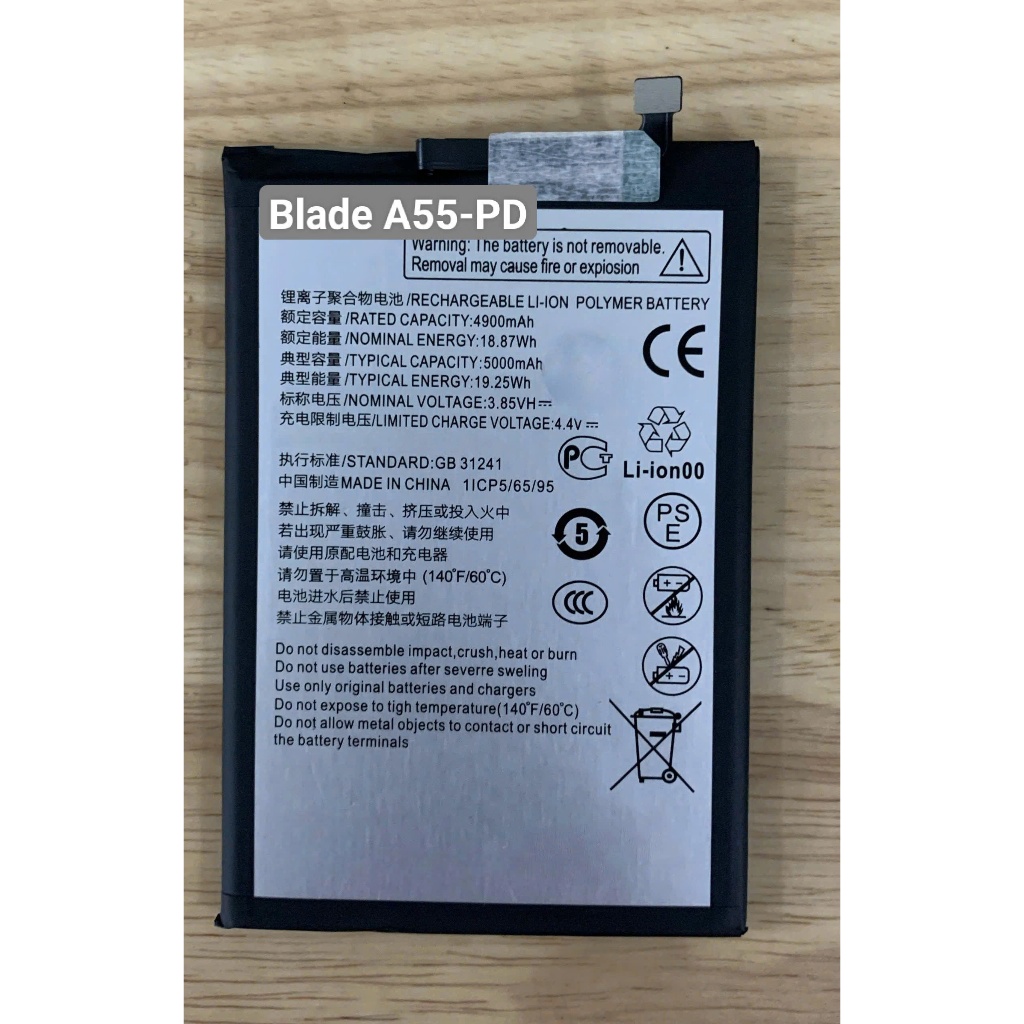 Pin thay thế zte Blade A55
