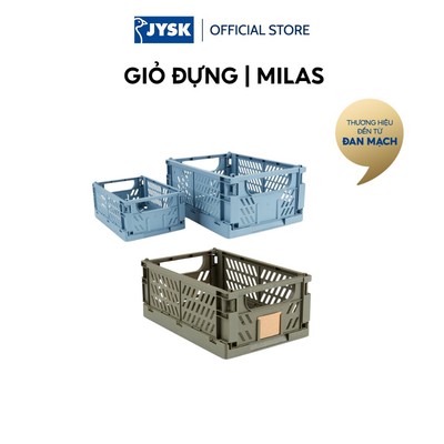 Giỏ đa năng | JYSK MILAS | nhựa PP | nhiều màu | nhiều kích thước