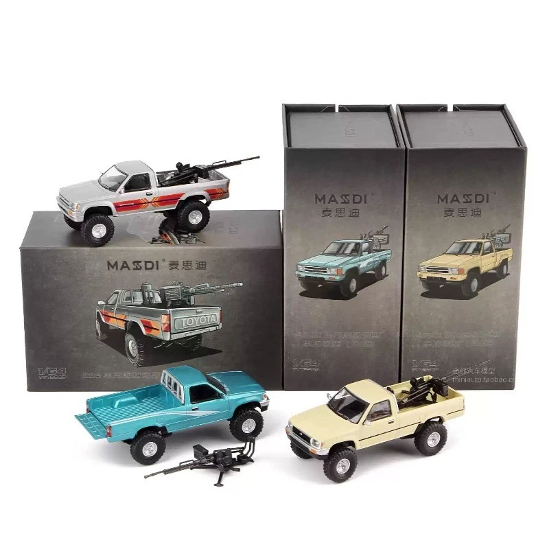 Xe mô hình Massdi xe bán tải Toyota Hilux Off Road tỉ lệ 1:64