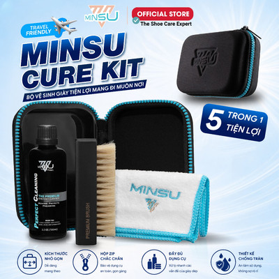 Bộ Kit Vệ Sinh Giày Chuyên Dụng MINSU Perfect M6955 Giặt Khô Siêu Tốc Bảo Vệ,Tiện Lợi Cho Mọi Loại Giày, Mang Đi Du Lịch