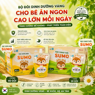 Combo Gạc Hươu Non SUMO Ăn Ngon Tăng Cân Gạc Canxi Tươi SUMO Tăng Chiều Cao Tăng Đề Kháng Cho Bé Từ 1 Tuổi Hàn Quốc