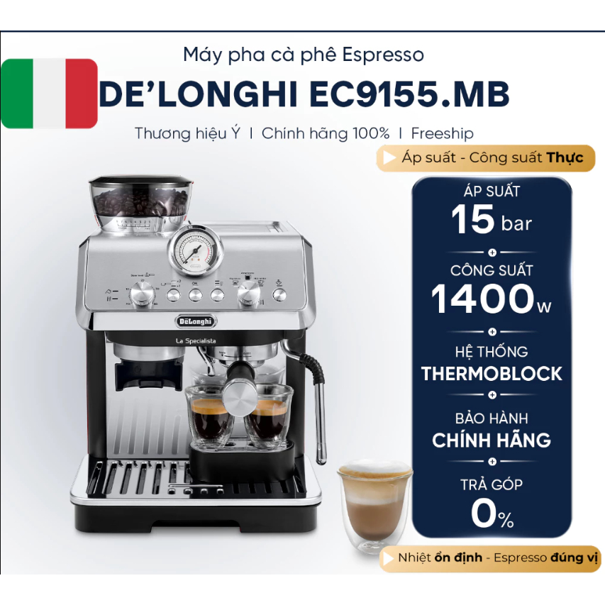 Máy pha cafe Delonghi EC9155.MB