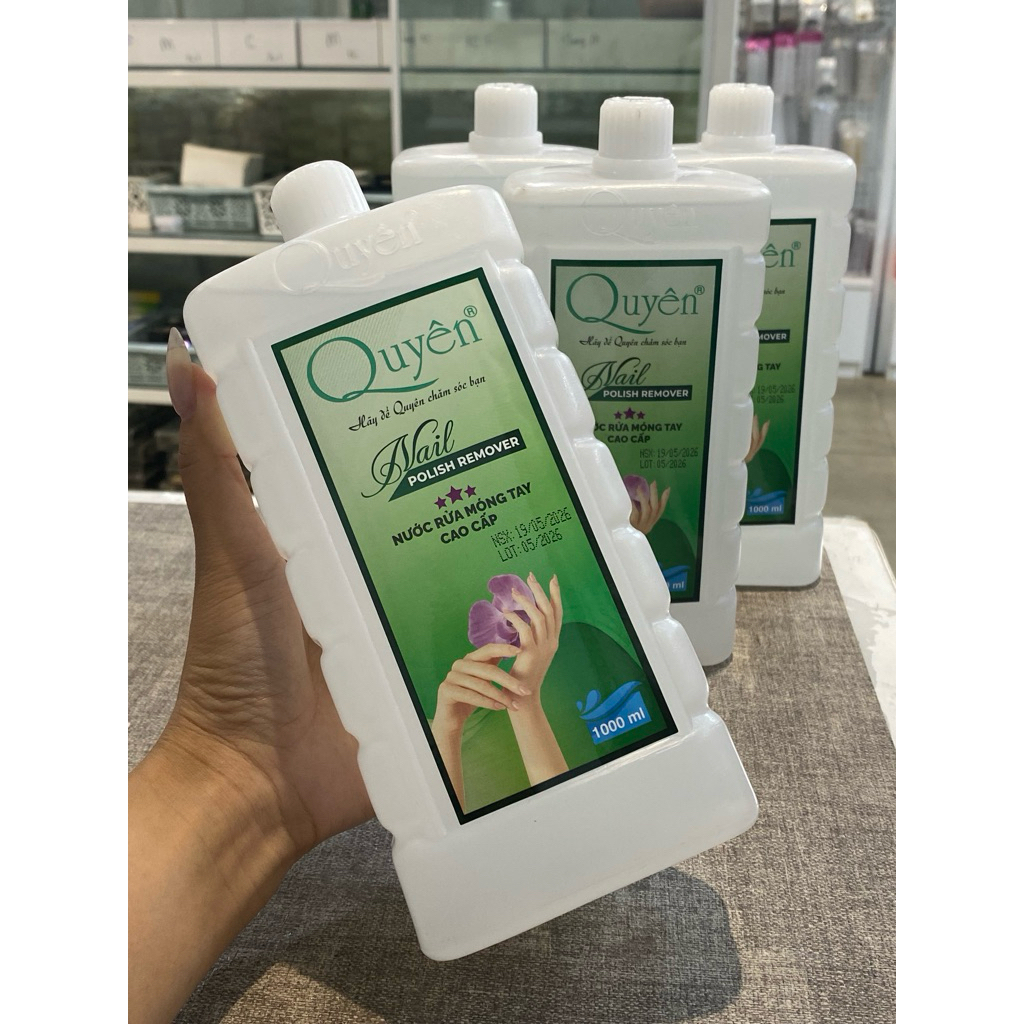 Aceton - Nước rửa móng Quyên ( chai 1 lít )