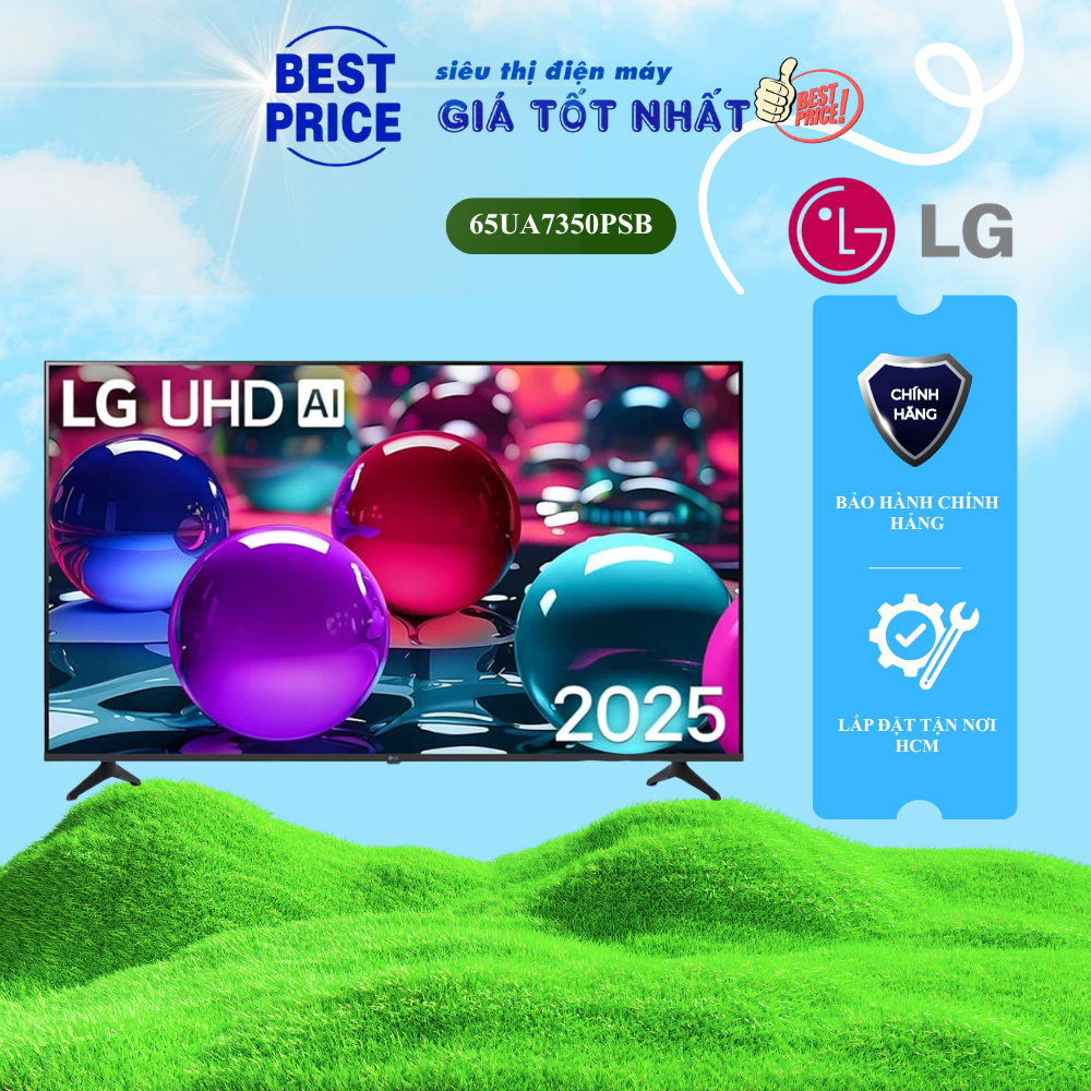 65UA7350PSB | 43UA7350PSB Smart Tivi LG 4K AI, HDR10 Pro, model 2025  65UA7350PSB | 43UA7350PSB