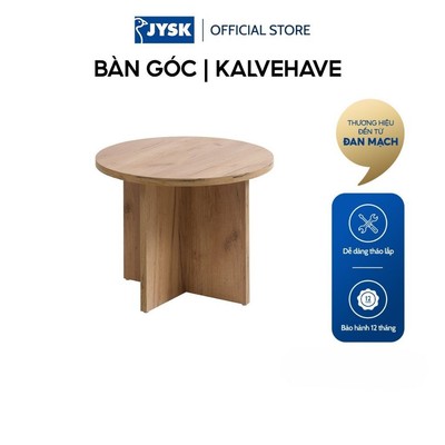 Bàn góc | JYSK Kalvehave | gỗ công nghiệp | màu sồi | DK55xC42cm