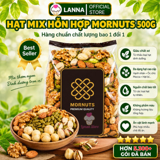 Nhân Óc Chó Mỹ Mornuts 400g Tách Vỏ Loại 1 – Hạt Óc Chó Nguyên Béo Bùi Ăn Kiêng Eat Clean Làm Sữa