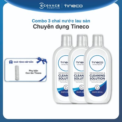 Combo 3 chai nước lau sàn chuyên dụng Tineco - Chính hãng