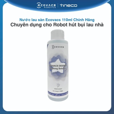 Nước lau sàn Ecovacs 110ml Chính Hãng, Chuyên dụng cho Robot hút bụi lau nhà