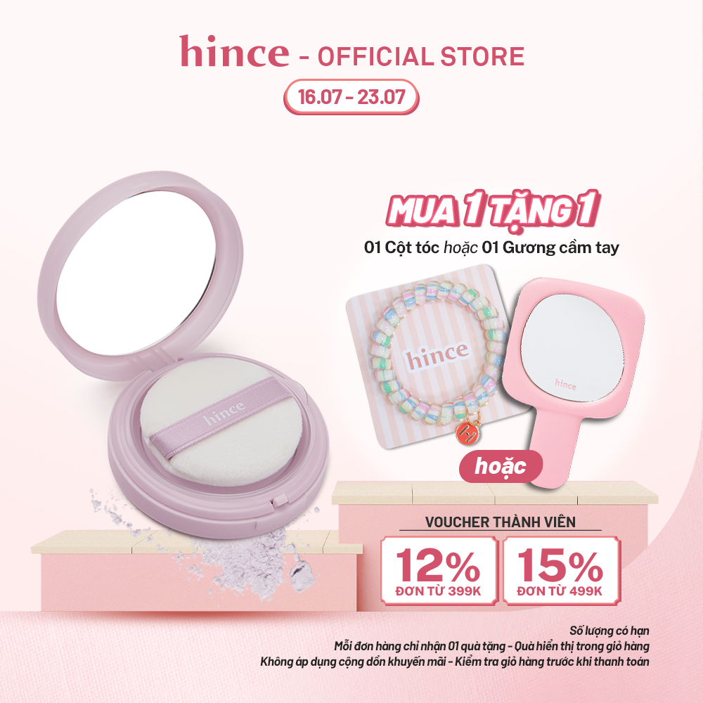 Phấn phủ mỏng nhẹ hince Second Skin Airy Powder 12g