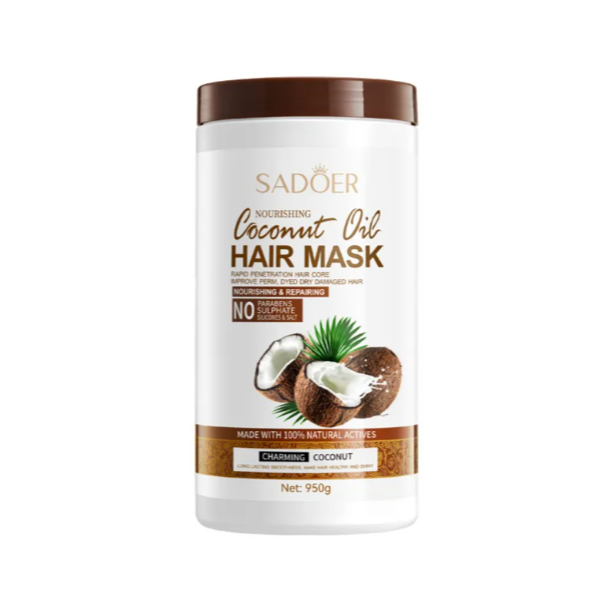 SADOER Mặt Nạ Ủ Tóc Dầu Dừa 950g Dưỡng Tóc Mềm Mượt Phục Hồi Tóc Hư Tổn